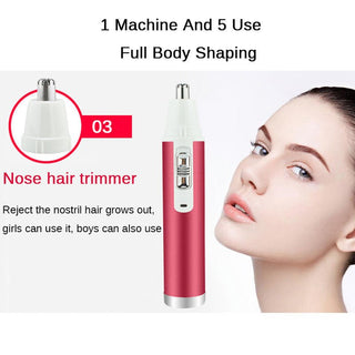 Women's  Five-in-One Private Hair Trimmer Shaver Electric Epilator