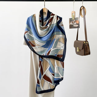 Colorful V Striped Women's Premium Viscose Scarf
