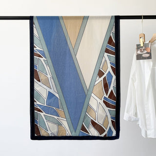 Colorful V Striped Women's Premium Viscose Scarf