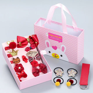 18 Pieces Set Korean Version Kids Hair Accessories Gift Box