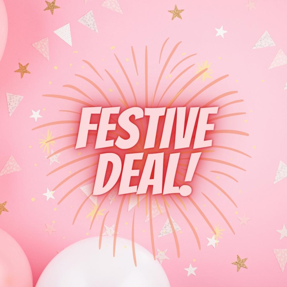 A banner image of festive deals