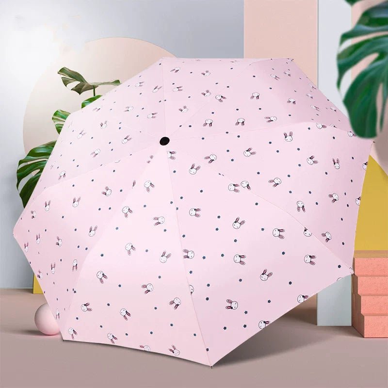 Printed, light automatic folding all season umbrella