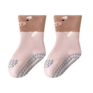 Children's All Season Non-Slippery Cute Cartoon Printed Floor Socks