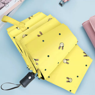 Printed, light automatic folding all season umbrella