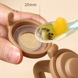 Silicone Baby Pacifier with Food Supplement Chamber