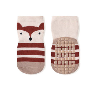 Non-Slippery All Seasons Cotton and Comfy Floor Socks for Newborn and Toddlers