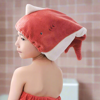 Quick Absorbent and Quick-Drying headscarf Shower Cap Towel for Children