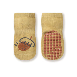 Non-Slippery All Seasons Cotton and Comfy Floor Socks for Newborn and Toddlers