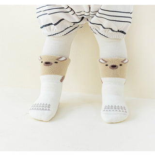 Children's All Season Non-Slippery Cute Cartoon Printed Floor Socks