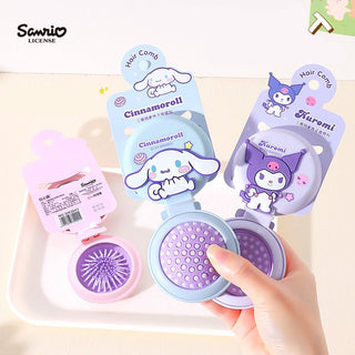 Cinnamoroll & Kuromi Cute Folding Pocket Travel Hair Comb