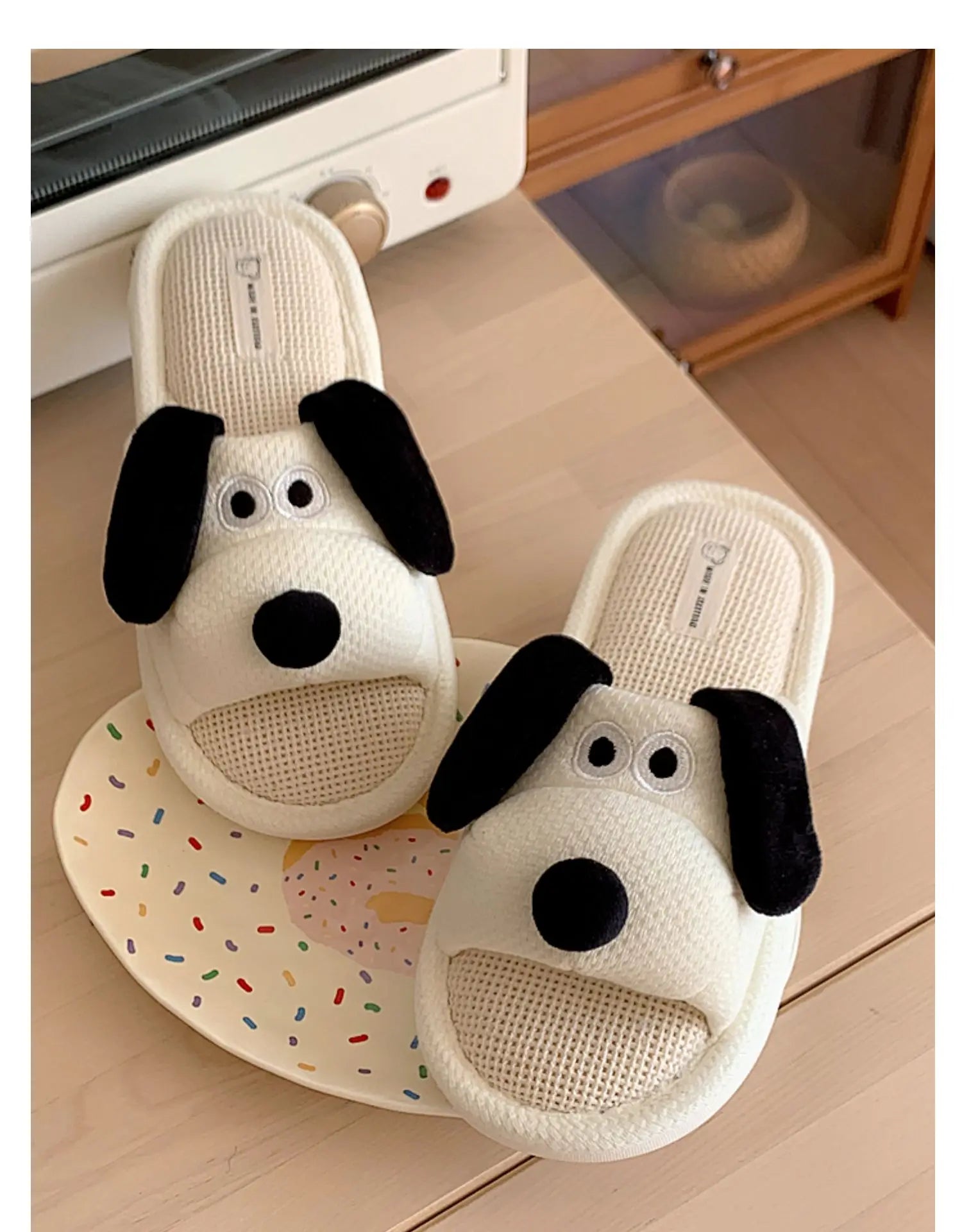 Cute Puppy Design High-Quality Indoor Slippers