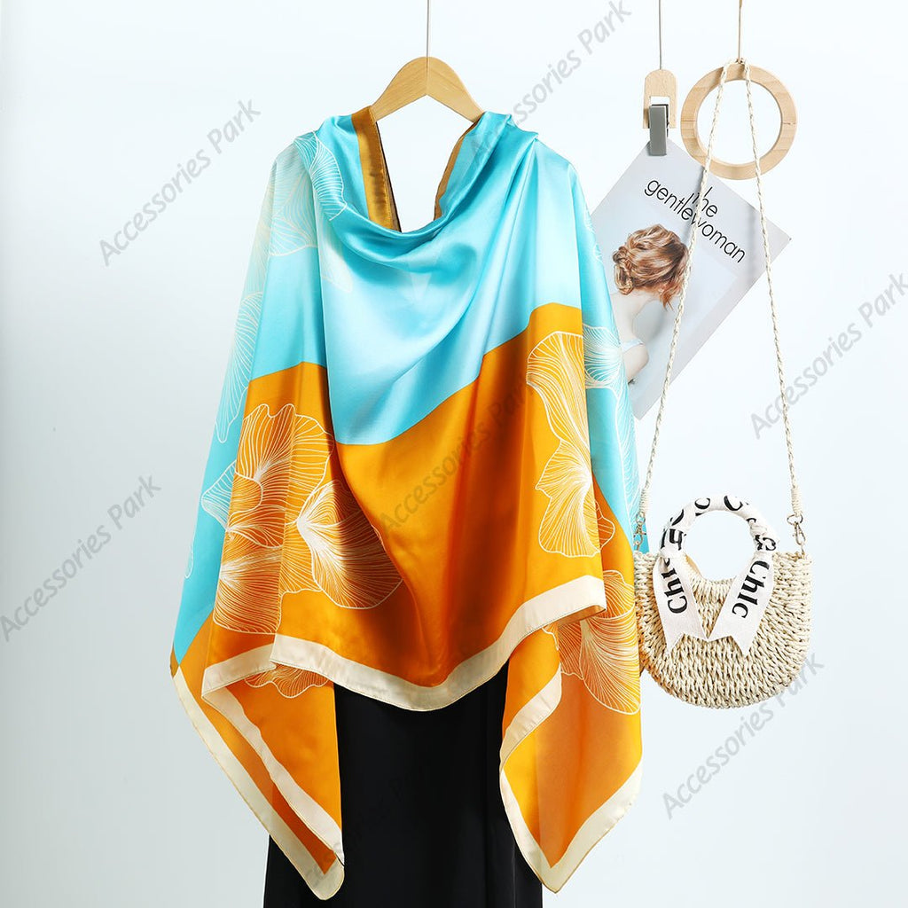 Aries Printed Satin Scarf main image 1