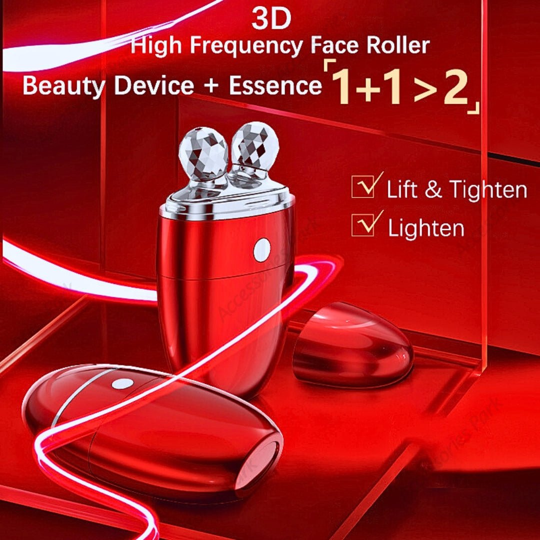 Red color 3D all in one body massaging device with multifunction