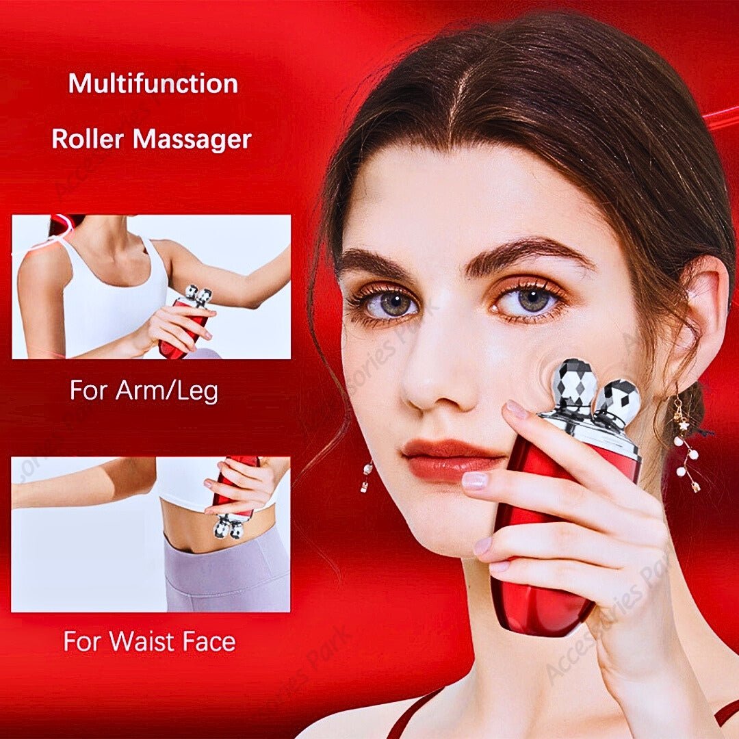 Showing 3D body massaging device benefits, it promotes regeneration process.