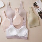 Breathable and Comfortable Fixed Cup Sports Large Size Women's Bra