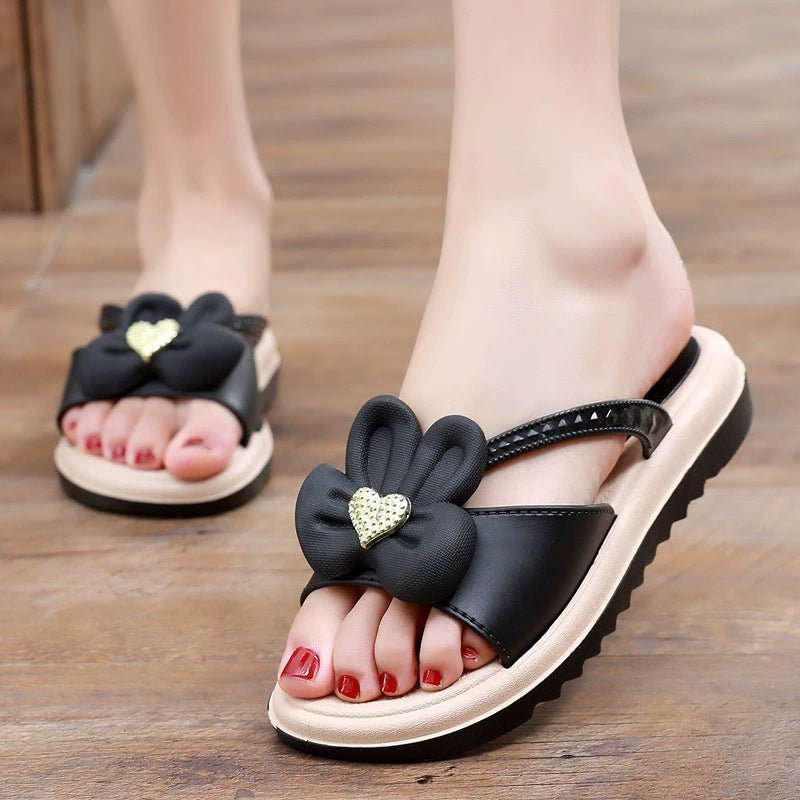 New Summer Thick-soled Non-slip  Cute Cartoon Bunny slippers for women