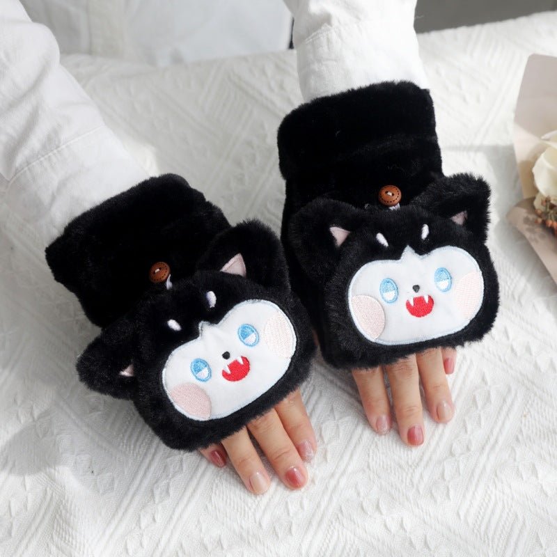 Korean Version Thick Velvet winter Hand Gloves