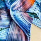 Colorful & Stylish Printed Satin Silk Scarf