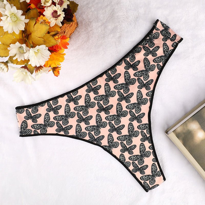 European Style New pattern Breathable Exotic  Low-rise T panties