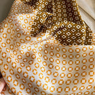 Korean version Geometric Pattern Printed Silky Smooth Scarves