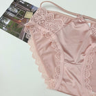 French Style Satin Lace Seamless Comfortable Panties
