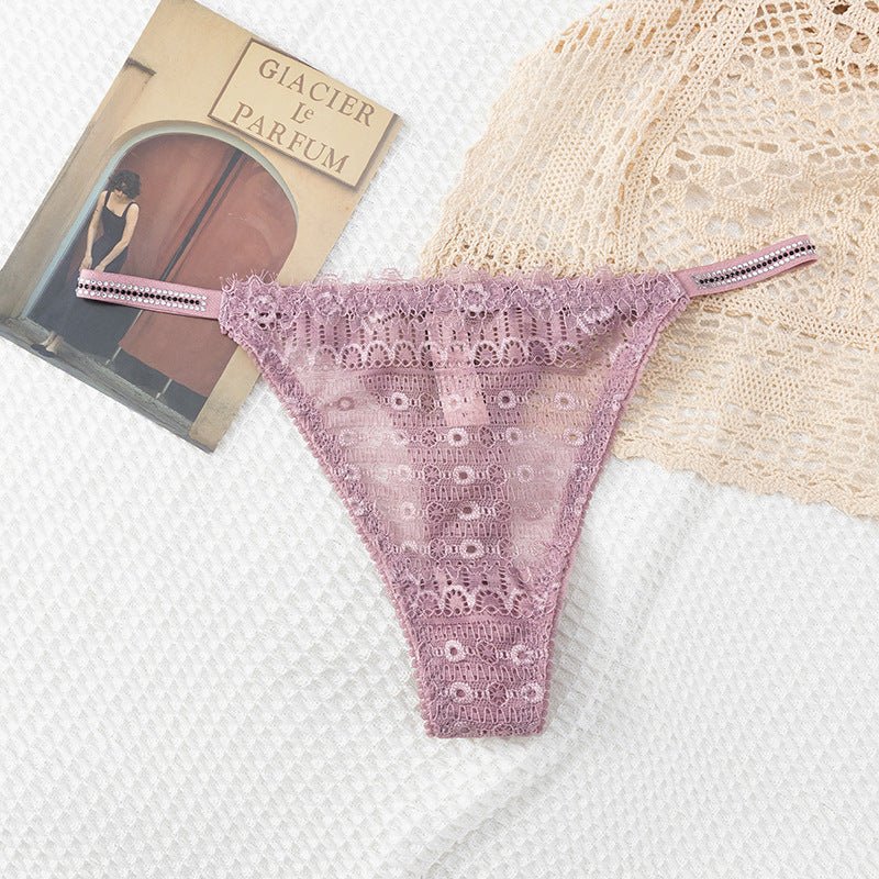 Exclusive High-Quality Lace Exotic Bikini Thong Panties