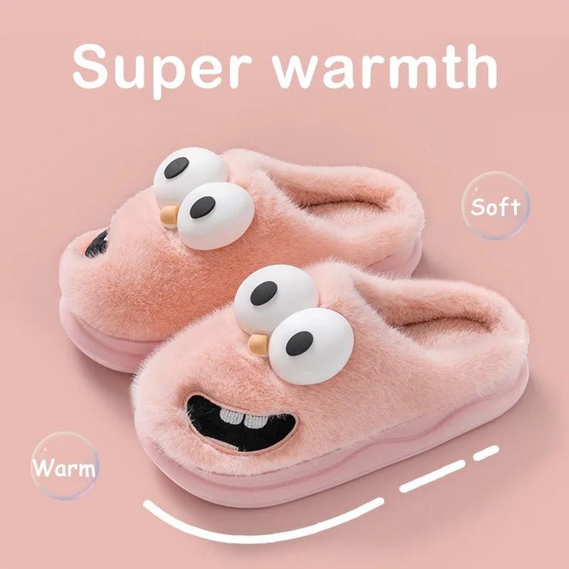 Fluffy & Cozy Plush Slippers For Women With Soft Furr