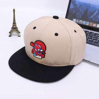 Spider-Man Flagged Hip Hop Snap Back Cap for Kids