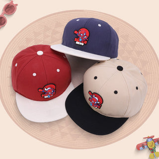Spider-Man Flagged Hip Hop Snap Back Cap for Kids