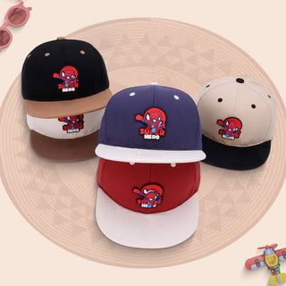 Spider-Man Flagged Hip Hop Snap Back Cap for Kids