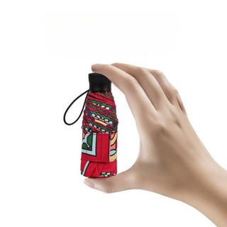Five folding lightweight mini pocket umbrella