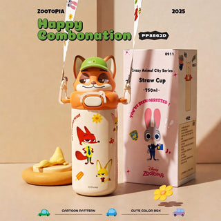 Mai Du 480ml Stainless Steel Thermos Vacuum Insulated Cup Zootopia