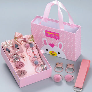 18 Pieces Set Korean Version Kids Hair Accessories Gift Box