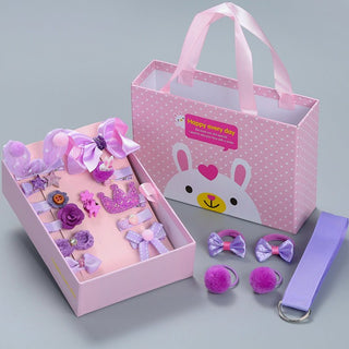 18 Pieces Set Korean Version Kids Hair Accessories Gift Box
