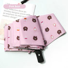 Automatic folding sun protecting large umbrella
