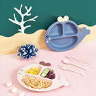 Cute Fish Shaped Rice Husk Dine Set for Children