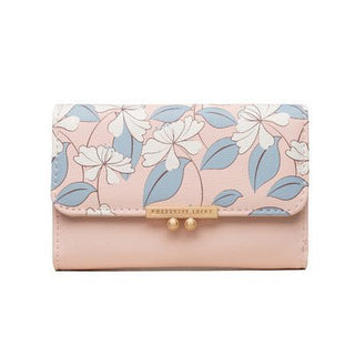 Korean Version Luxury Floral Design Women's Coin Purse Wallet