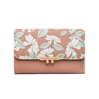 Korean Version Luxury Floral Design Women's Coin Purse Wallet