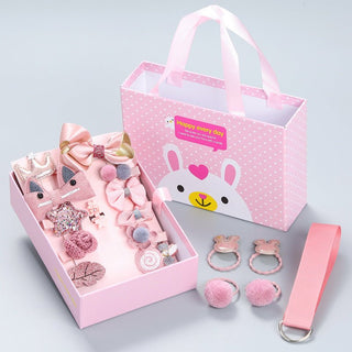 18 Pieces Set Korean Version Kids Hair Accessories Gift Box