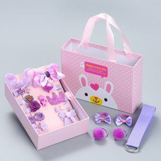 18 Pieces Set Korean Version Kids Hair Accessories Gift Box