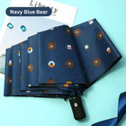 Automatic folding sun protecting large umbrella