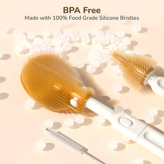 Multi-functional Portable Silicone Baby Feeding Bottle Brush Set