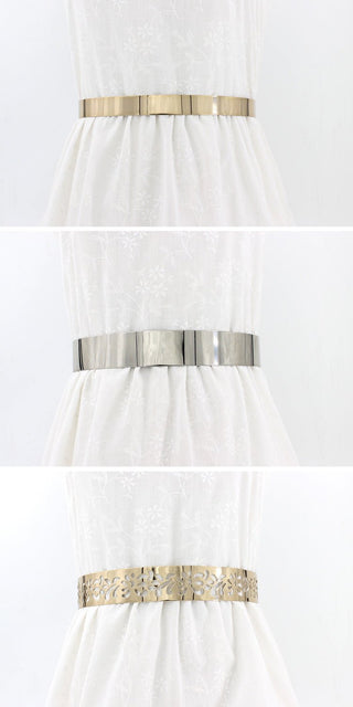 Exclusive Metal Cut Design Waist Belt for Female