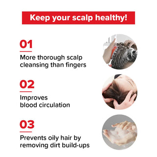 Professional Scalp Massager and Shampoo Brush for Deep Cleansing