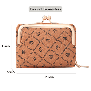 Women's Large Capacity Short Coin Purse Card Holder Wallet