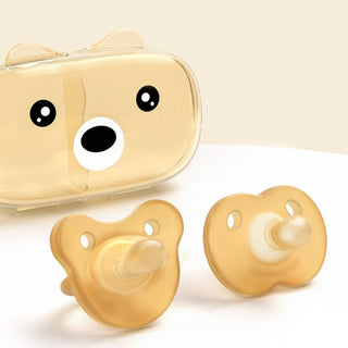 Ultra Soft Silicone Baby Pacifier Imitates Breast Milk with Storage Box