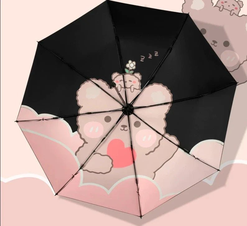 Fully automatic folding UV protected umbrella for all season