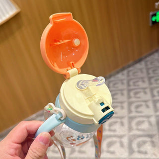 Children's Portable Cute Water Cup Mum Pot with scale