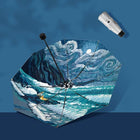 Starry Night Printed Automatic All Season Umbrella