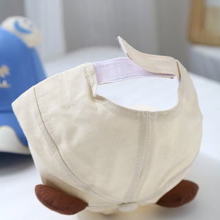 Little Crocodile Embroidered Baseball Cap for Children